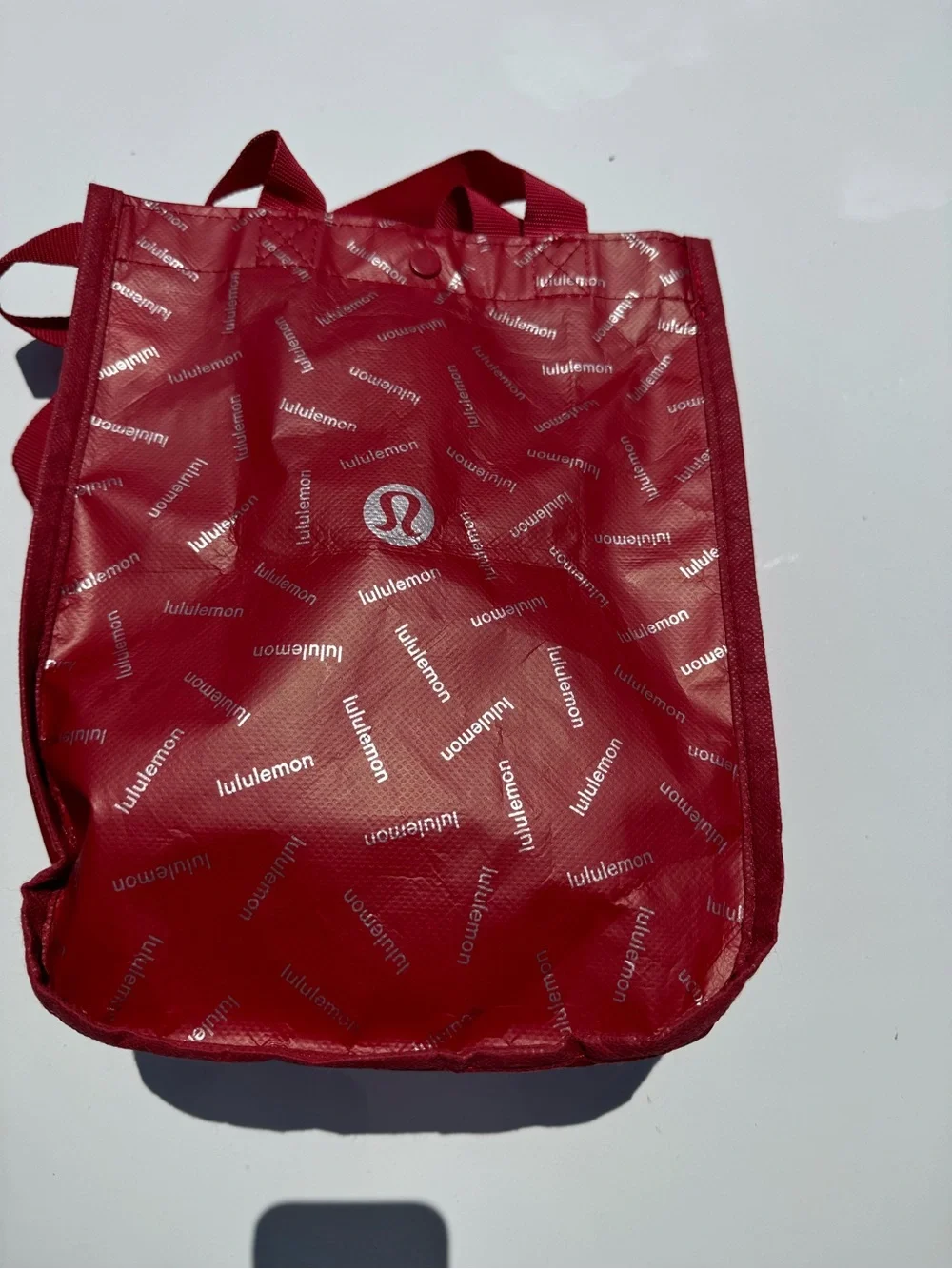 lululemon athletica Red Logo Reusable Tote